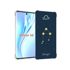 Чехол бампер MyPads знак-зодиака-весы-1 для Honor 50
