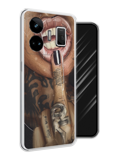Чехол Awog на Realme GT Neo 5 5G/GT 3 "Девушка с татуировками"