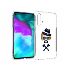 Чехол бампер MyPads девушка в маске с топорами рисунок для Huawe