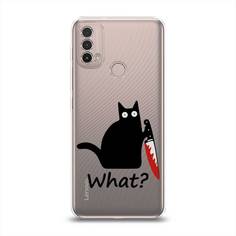 Чехол на Lenovo K14 PlusКотик с ножом Case Place