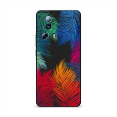 Чехол Awog на Xiaomi 13 Lite "Рамка из перьев"