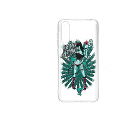 Чехол MyPads Tocco для ZTE Blade A7 2020 нарисованная девушка в татуировках