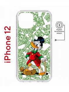 Чехол на iPhone 12/12 Pro MagSafe с принтом Kruche Print MacMoney с магнитом КruЧЕ