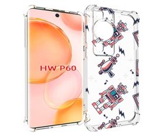 Чехол MyPads мини-роботы для Huawei P60