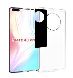 Чехол MyPads скелет-робот-фиолетовый для Huawei Mate 40 Pro (NOH-NX9)