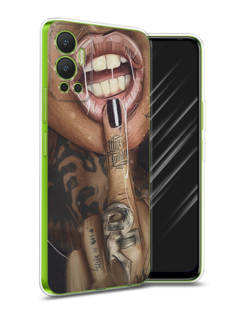 Чехол Awog на Infinix Hot 12 "Девушка с татуировками"