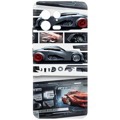 Чехол-накладка Krutoff Soft Case Гаражный постер для Xiaomi 13 черный