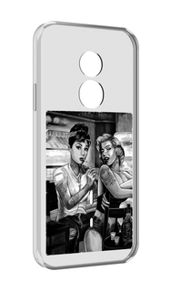 Чехол MyPads тату мастер для Doogee S51