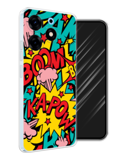 Чехол Awog на Tecno Spark 10 Pro "Постер pop art"