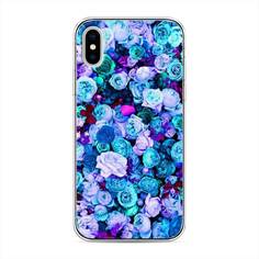 Чехол на Apple iPhone X "Цветочный ковер" Case Place