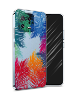 Чехол Awog на Xiaomi 13 5G "Рамка из перьев"