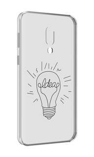 Чехол MyPads лампочка-с-идеей для Meizu 16 Plus / 16th Plus