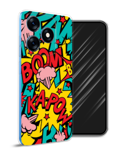 Чехол Awog на Tecno Spark 10 "Постер pop art"