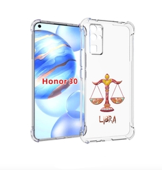 Чехол бампер MyPads знак-зодиака-весы-8 для Honor 30 (BMH-AN10)