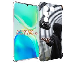 Чехол MyPads Сними-маску для Vivo S16 5G/S16 Pro 5G/V27/V27 Pro