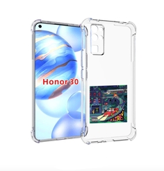 Чехол бампер MyPads Яд (альбом Kizaru) для Honor 30 (BMH-AN10) п