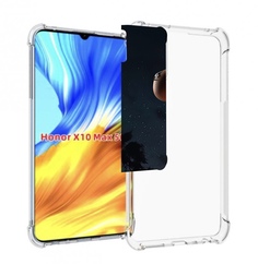 Чехол MyPads белые-татуировки-на-теле для Honor X10 Max