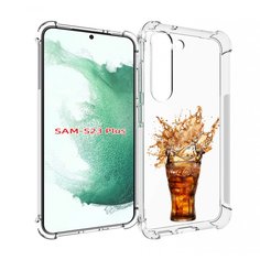 Чехол MyPads Кола-в-стакане для Samsung Galaxy S23 Plus +