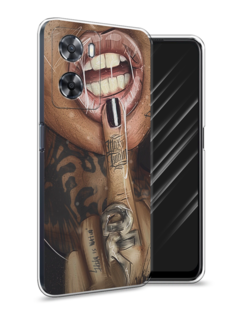 Чехол Awog на Oppo A57 4G/A77 4G/A77s 4G/A57s "Девушка с татуировками"