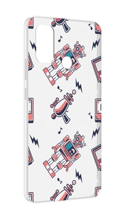 Чехол MyPads мини-роботы для UleFone Note 10P/Note 10