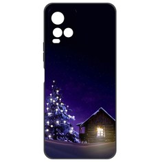 Чехол-накладка Софт Зимний домик для Vivo Y33s Krutoff