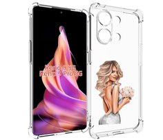 Чехол MyPads Роскошное-платье женский для Oppo Reno 9/Reno 9 Pro