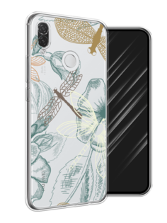 Чехол Awog на Huawei P Smart Plus "Тени стрекоз"