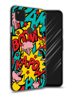 Чехол Awog на Google Pixel 4A "Постер pop art"