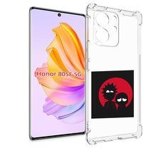 Чехол MyPads рик и морти в тени для Honor 80 SE