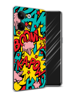 Чехол Awog на Oppo Reno 9 "Постер pop art"