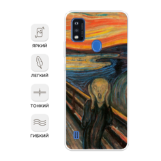 Чехол Awog на ZTE Blade A51 / ЗТЕ Блэйд A51 "Девушка с татуировками"