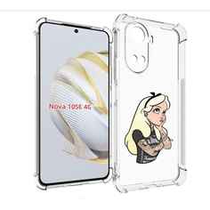 Чехол MyPads принцесса-в-татуировках женский для Huawei Nova 10 SE
