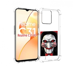 Чехол MyPads кукла из пилы для OPPO Realme C31