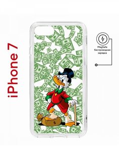 Чехол на iPhone 7, 8, SE 2020 2022 MagSafe Kruche Print MacMoney противоударный с магнитом КruЧЕ
