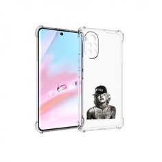Чехол MyPads Мерлин Монро с тату женский для Huawei Nova 8 (ANG-LX1)