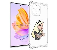 Чехол MyPads принцесса-в-татуировках женский для Honor 80 SE