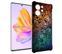Чехол MyPads стикеты в тени для Honor 80 SE