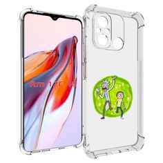 Чехол MyPads рик-и-морти-в-кружке для Xiaomi Redmi 12C / Poco C55