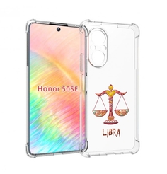 Чехол бампер MyPads знак-зодиака-весы-8 для Honor 50 SE противоу