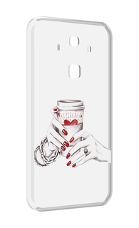 Чехол MyPads Любовный-стакан для Huawei Mate 10 Pro