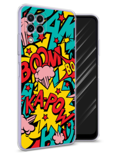 Чехол Awog на Samsung Galaxy A22 / Самсунг A22 "Постер pop art"