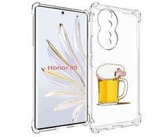 Чехол MyPads кружка пива для Honor 80