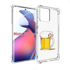 Чехол MyPads кружка пива для Motorola Moto S30 Pro