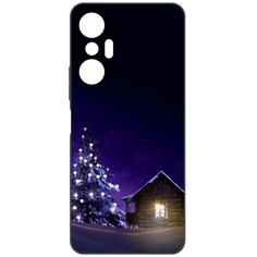 Чехол-накладка Софт Зимний домик для Infinix Hot 20S Krutoff
