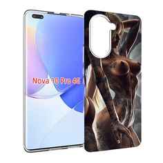 Чехол MyPads девушки-инь-и-янь-в-татуировках для Huawei Nova 10 Pro противоударный