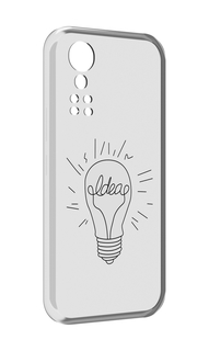 Чехол MyPads лампочка-с-идеей для ZTE Axon 30 5G / Axon 30S