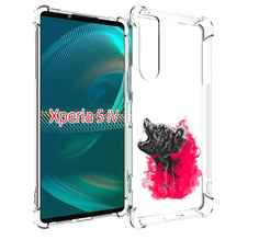 Чехол MyPads медведь в дымке для Sony Xperia 5 IV (5-4)