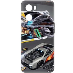 Чехол-накладка Софт Постер для Oppo A57 Krutoff