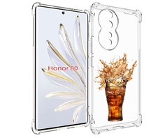 Чехол MyPads Кола-в-стакане для Honor 80