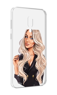Чехол MyPads Платье-пиджак женский для Meizu 16 Plus / 16th Plus